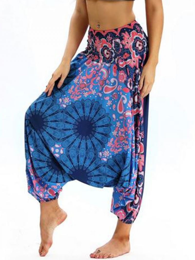 Yoga Harem Bukser Med Bohemian Print