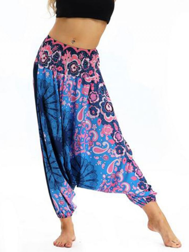 Yoga Harem Bukser Med Bohemian Print