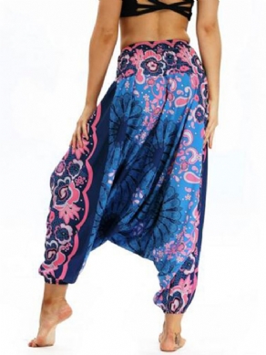 Yoga Harem Bukser Med Bohemian Print