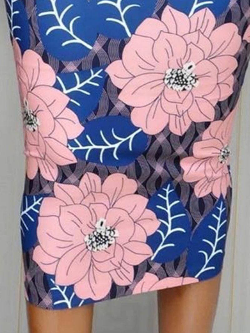 Print Mid-Calf Bodycon Mode Floral Nederdel