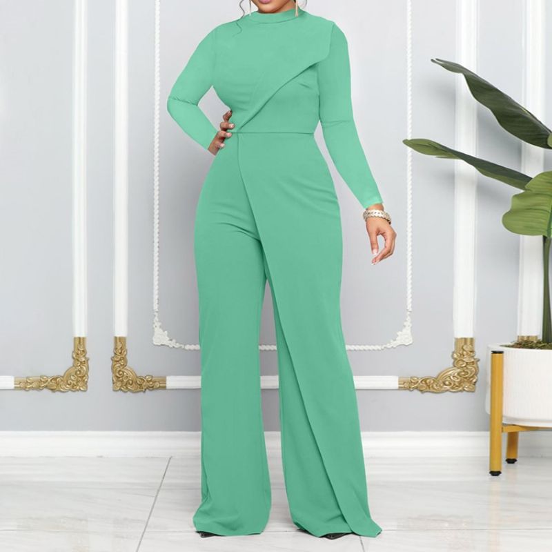 Almindelig Asymmetrisk Mode Med Mellemtalje Lige Jumpsuit