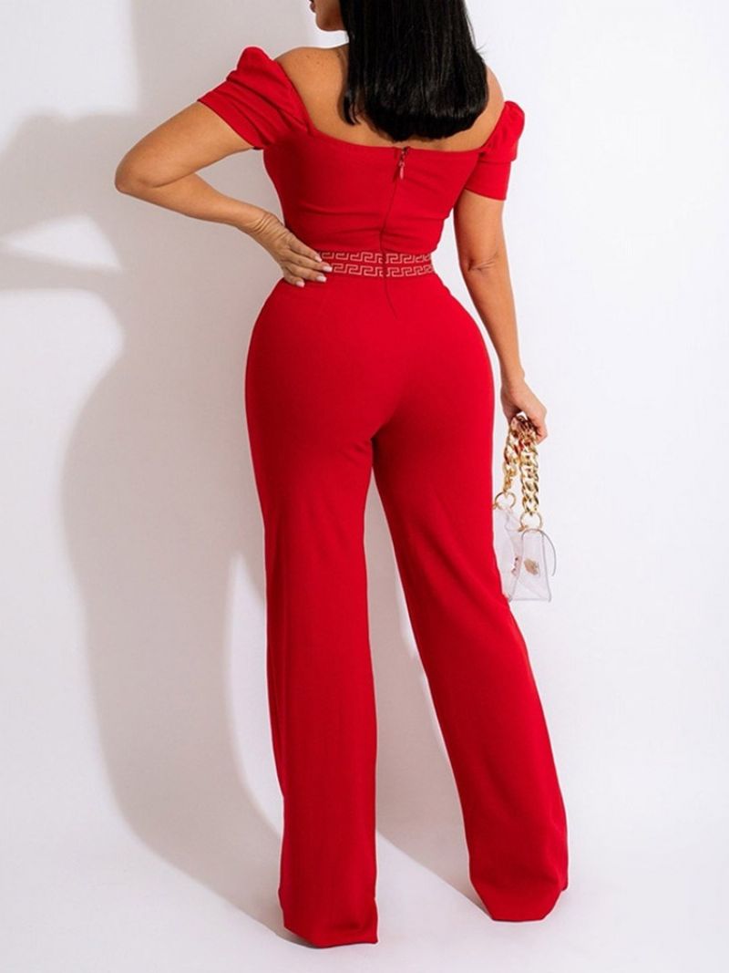 Western Slim Mid Waist Jumpsuit I Fuld Længde