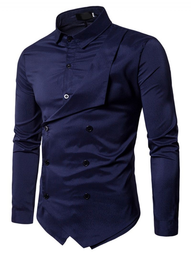 Almindelig England Button Fall Slim Shirt