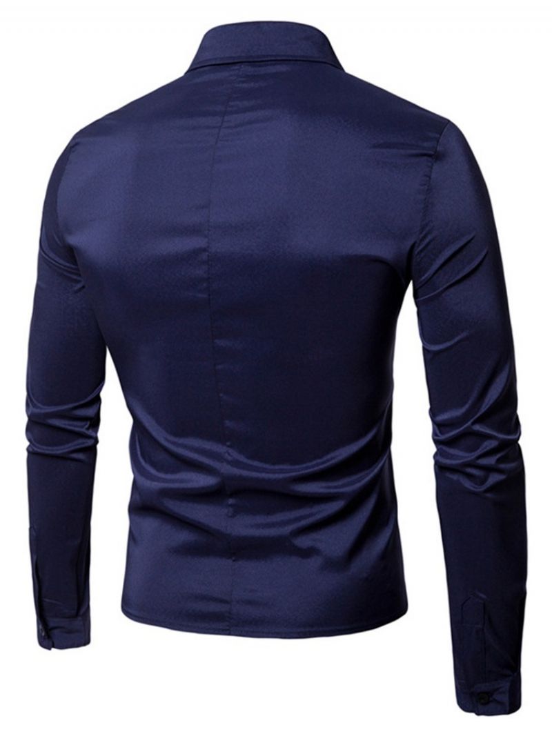 Almindelig England Button Fall Slim Shirt