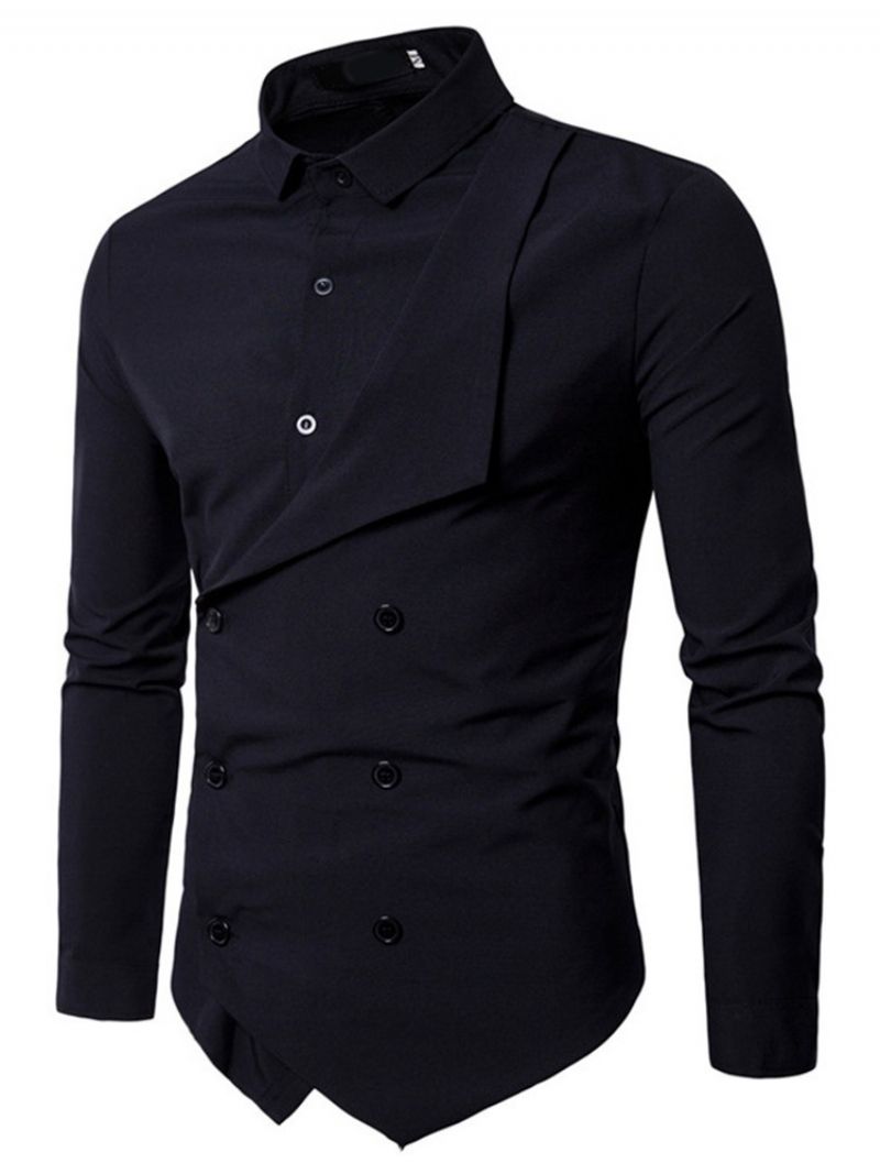 Almindelig England Button Fall Slim Shirt