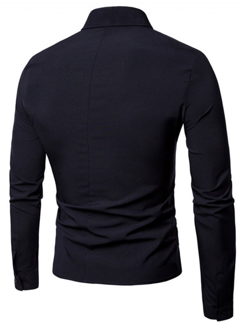 Almindelig England Button Fall Slim Shirt