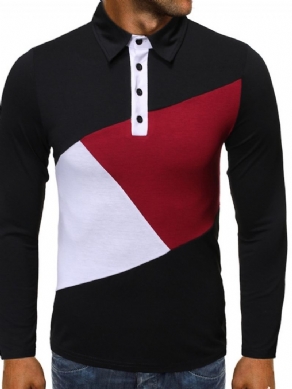 Patchwork Ol Color Block Poloshirt