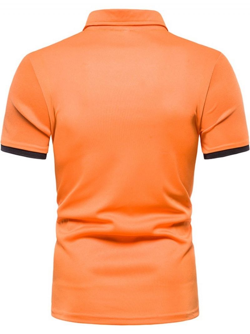 Polo-Hals Sportsknap Herre Poloshirt