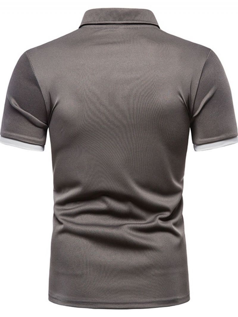 Polo-Hals Sportsknap Herre Poloshirt