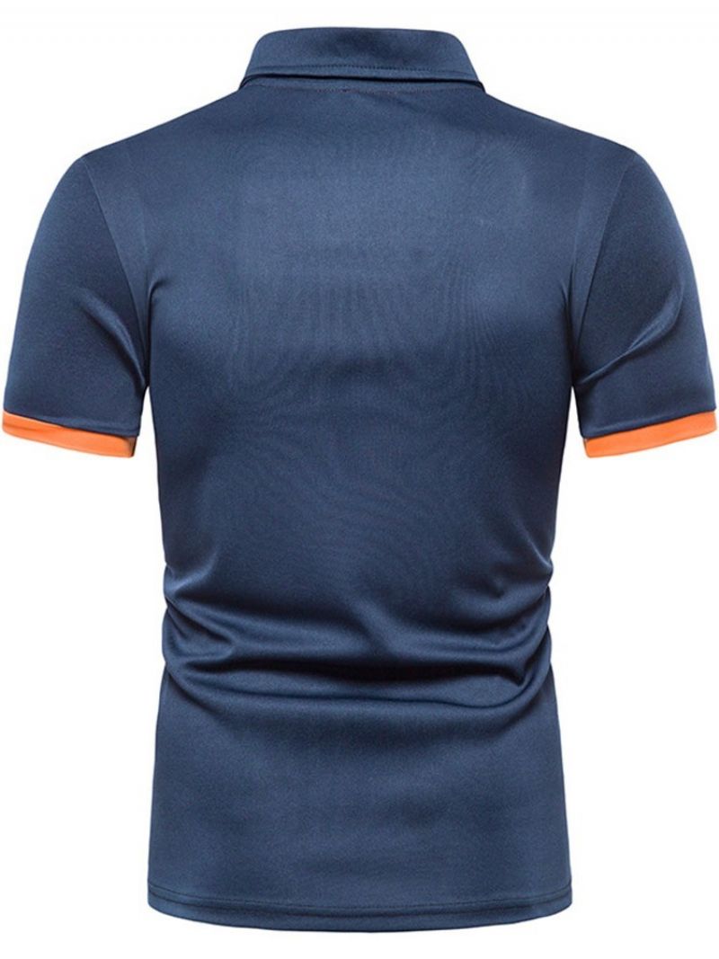 Polo-Hals Sportsknap Herre Poloshirt