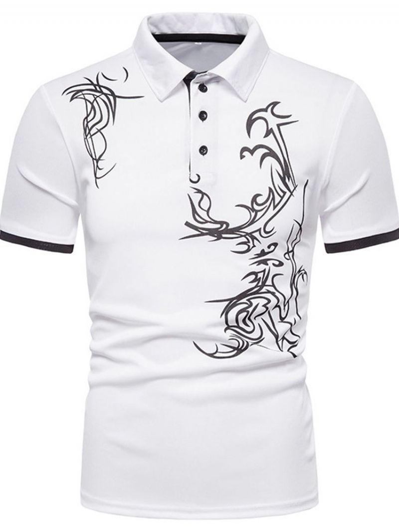 Polo-Hals Sportsknap Herre Poloshirt