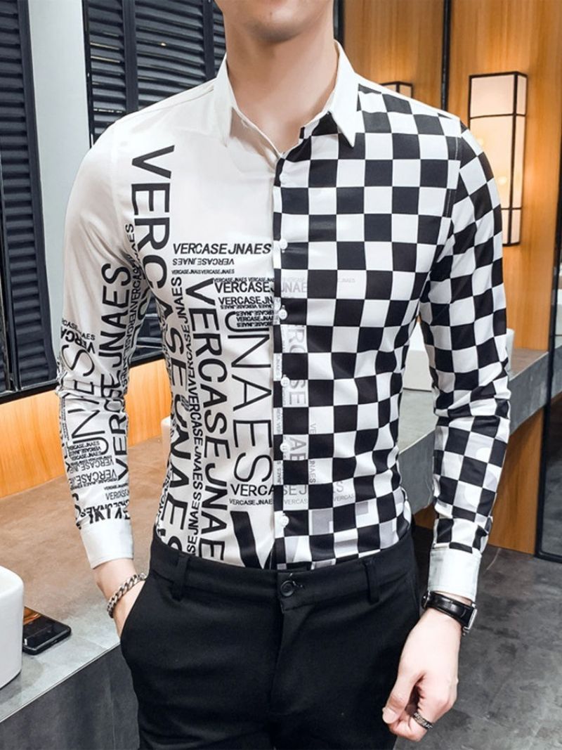 Print Casual Slim Shirt