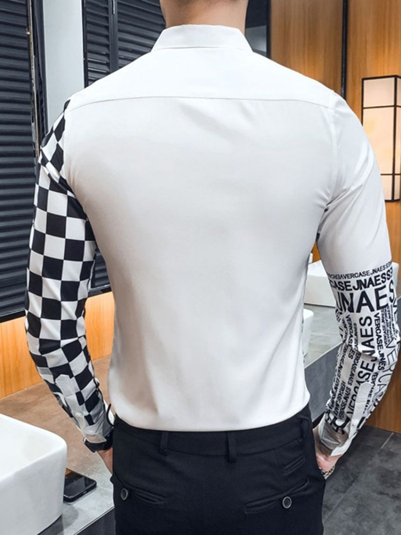 Print Casual Slim Shirt