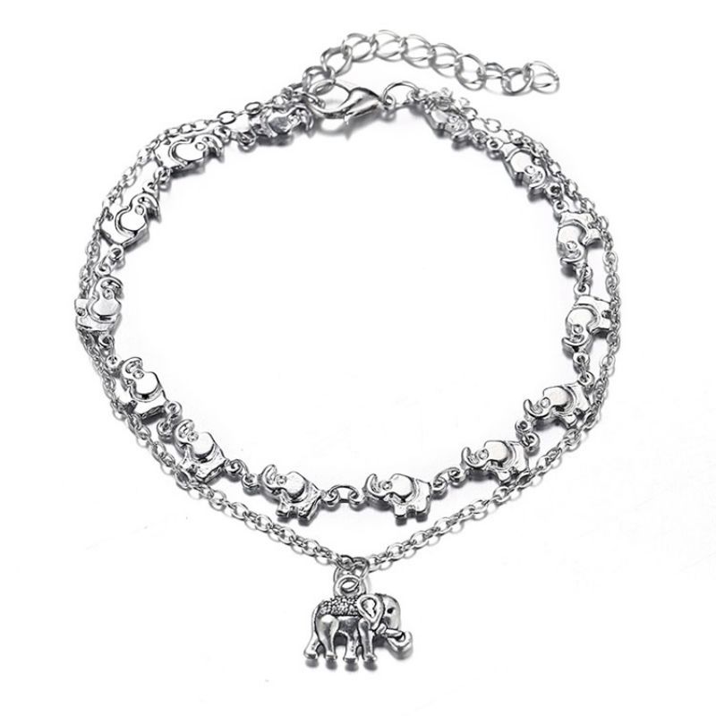 Vintage Unisex Elefantanklet