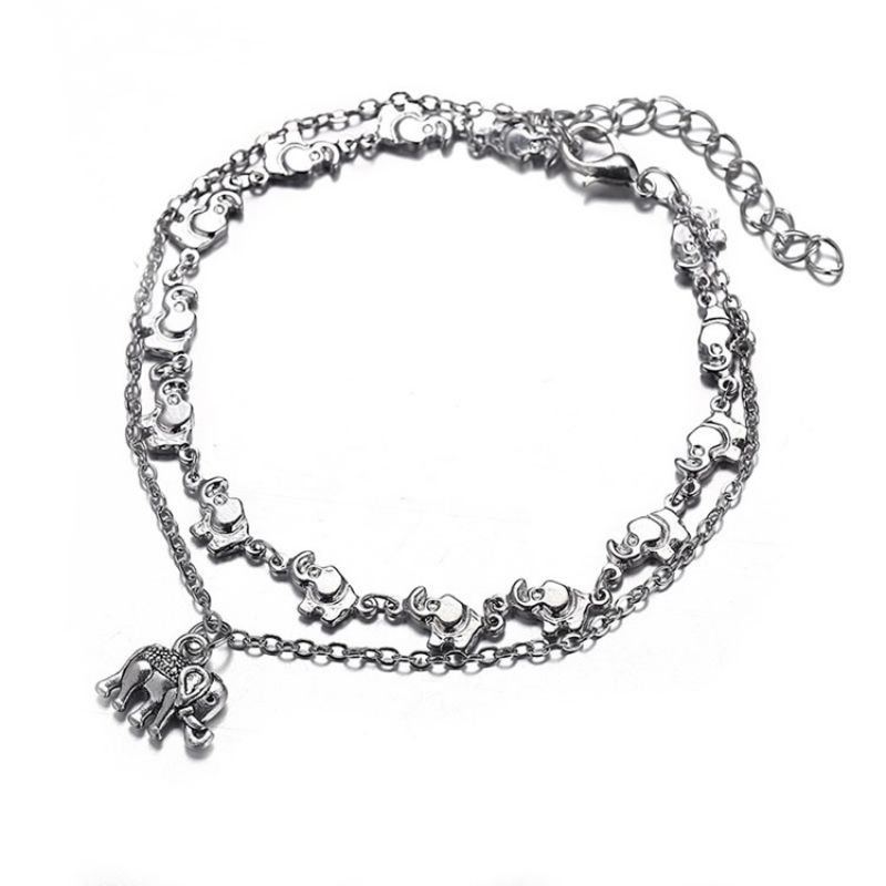 Vintage Unisex Elefantanklet