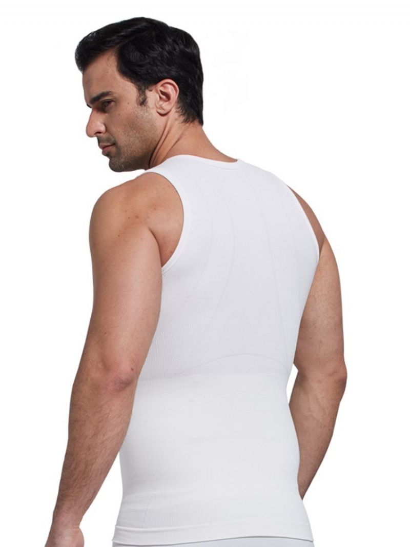 Anti-Sved Åndbar Body Shaping Sportsvest Top Til Mænd