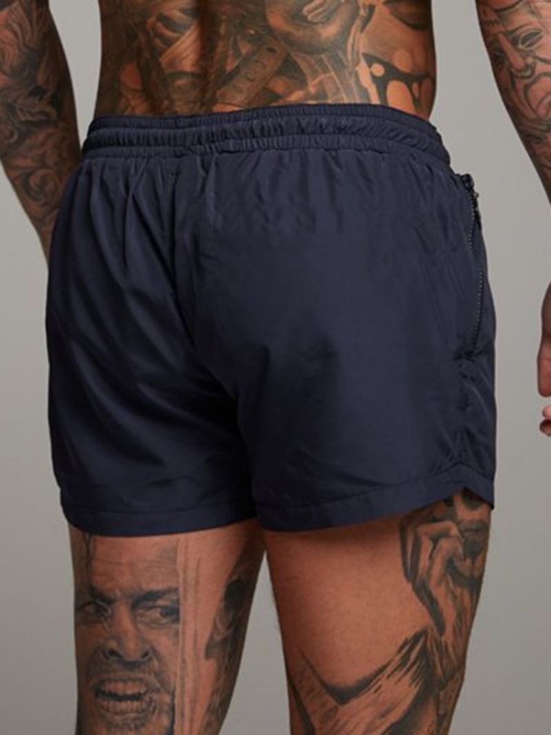 Herre Quick Dry Letter Shorts Sportsbukser