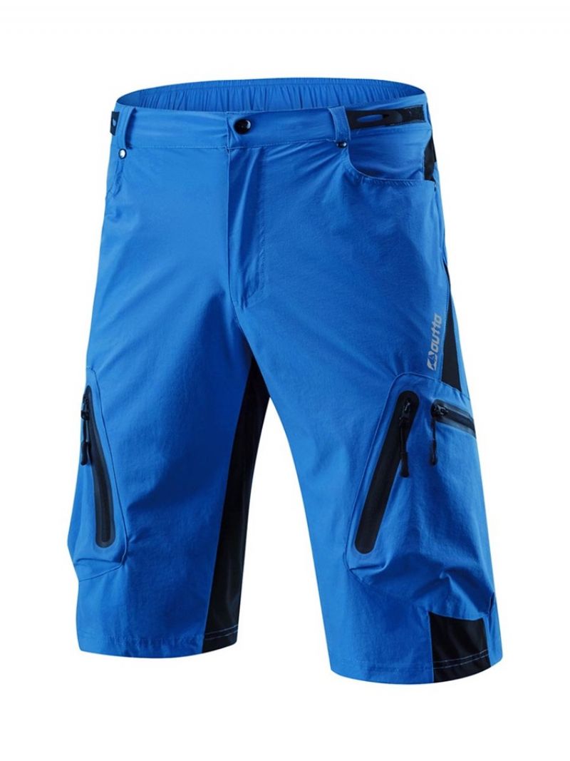 Mænds Patchwork Color Block Outdoor Shorts Sommersportsbukser