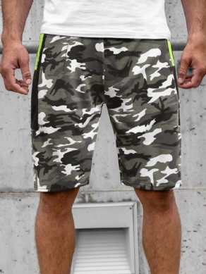 Camouflage Lige Lomme Til Mænd Strandshorts