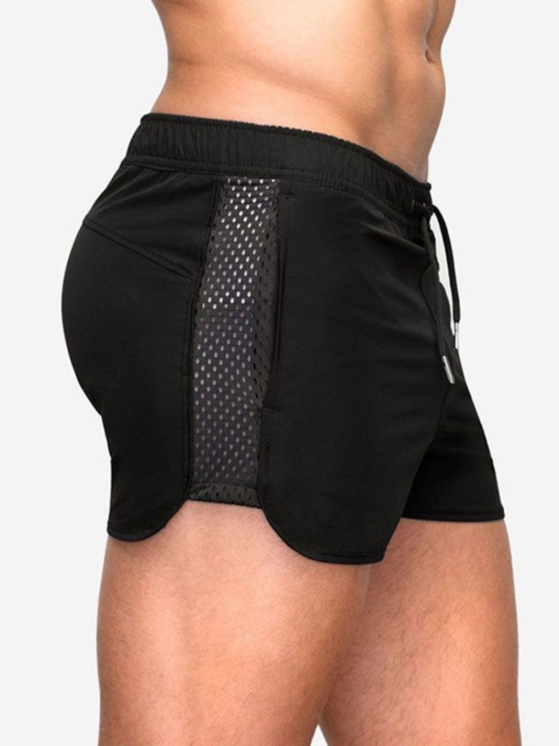 Lace-Up Slanke Almindelige Mellemtalje Afslappede Herreshorts