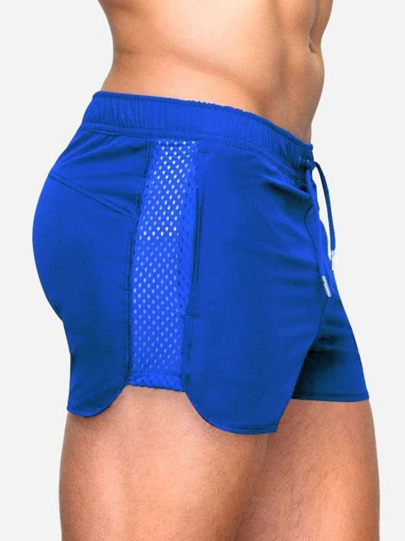 Lace-Up Slanke Almindelige Mellemtalje Afslappede Herreshorts