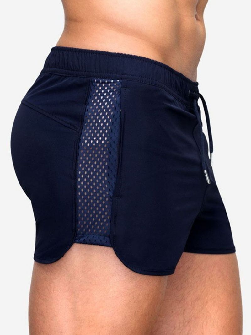 Lace-Up Slanke Almindelige Mellemtalje Afslappede Herreshorts