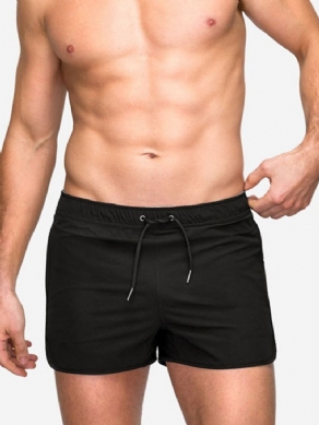 Lace-Up Slanke Almindelige Mellemtalje Afslappede Herreshorts