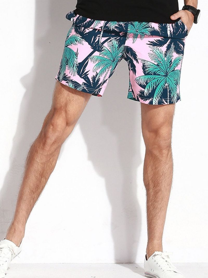 Plant Lige Print Herreshorts