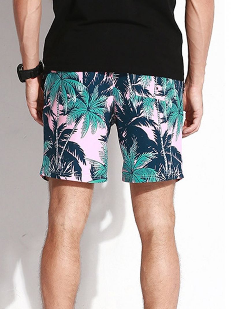 Plant Lige Print Herreshorts