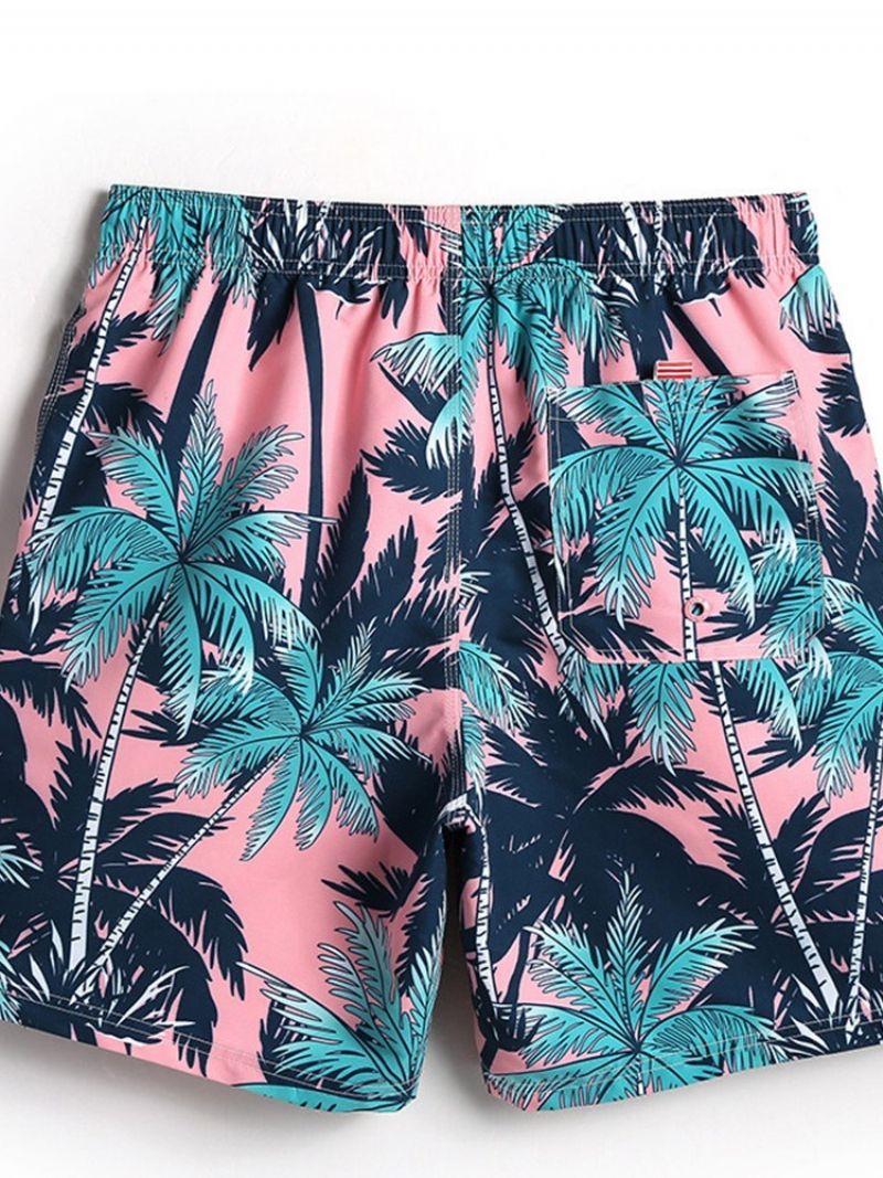 Plant Lige Print Herreshorts