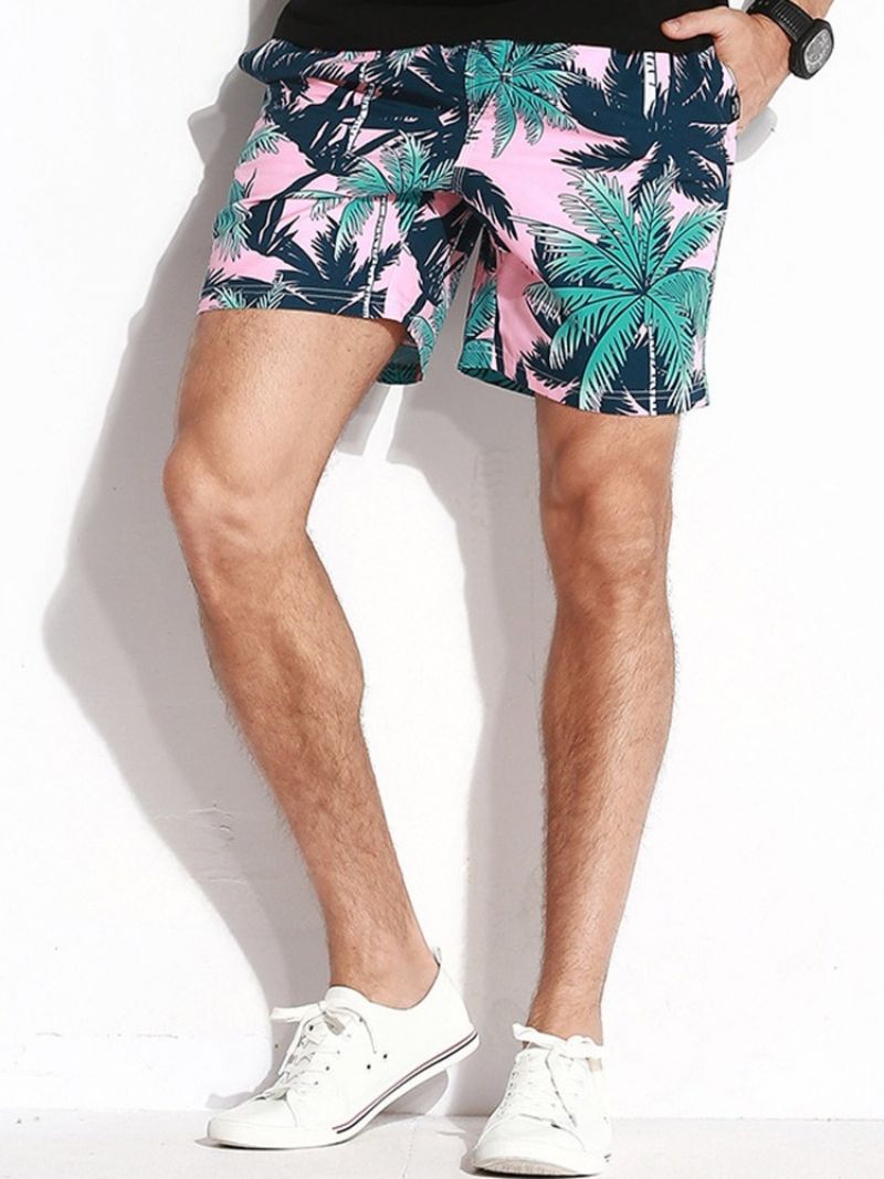 Plant Lige Print Herreshorts