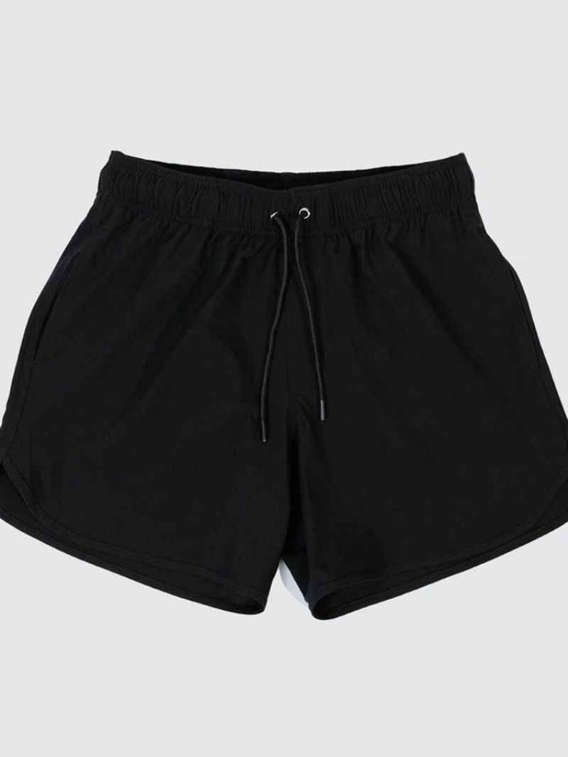 Slanke Snørebåndscamouflage Casual Herreshorts Med Snørebånd