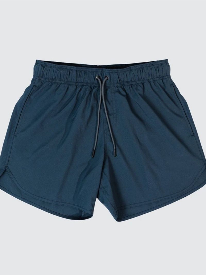 Slanke Snørebåndscamouflage Casual Herreshorts Med Snørebånd