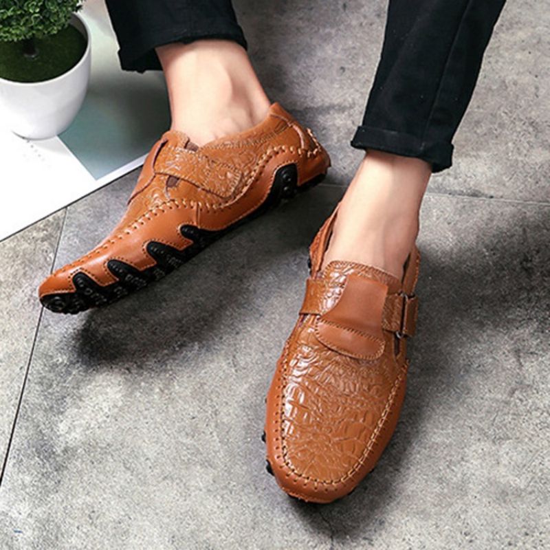 Alle Match Slip-On Low-Cut Loafers Til Mænd