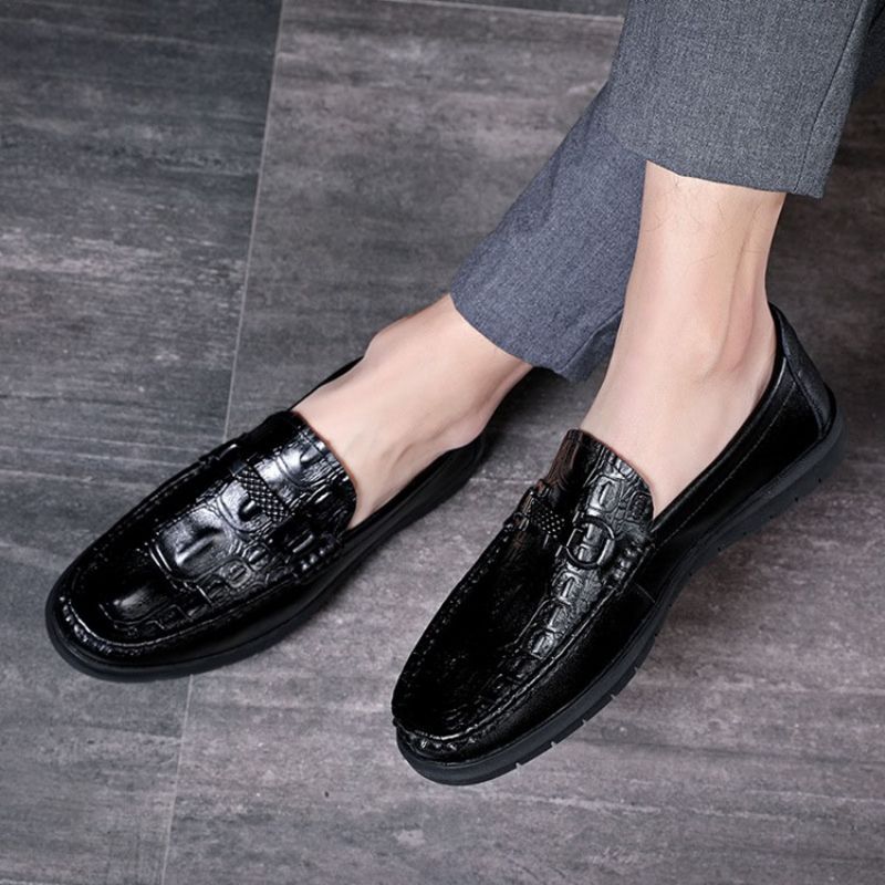 Pu Slip-On Low-Cut Øvre Mænds Fritidssko