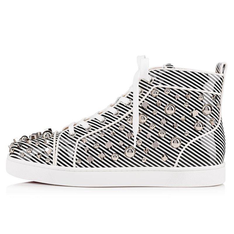 Sequin Stripe Rund Toe Herre Skatesko