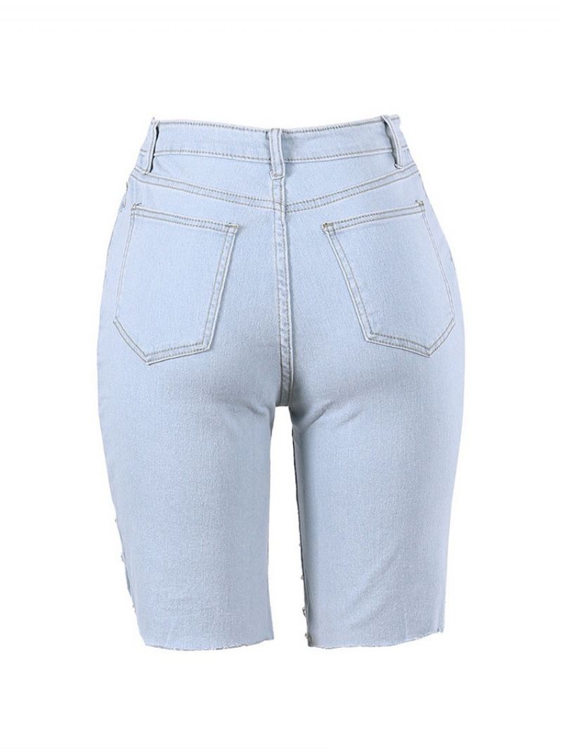 Asymmetrisk Kæde Almindelige Skinny Shorts