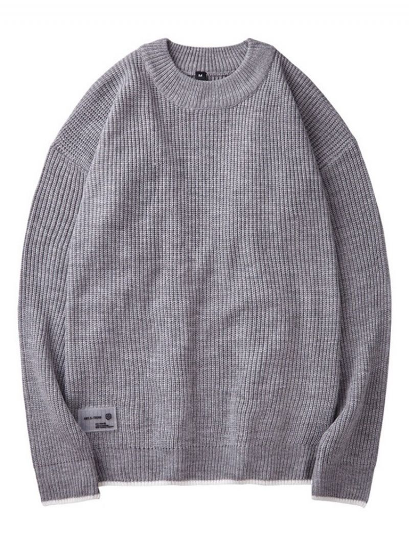 Color Block Standard Løs Sweater