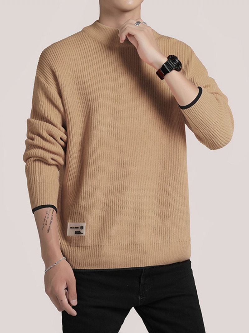 Color Block Standard Løs Sweater