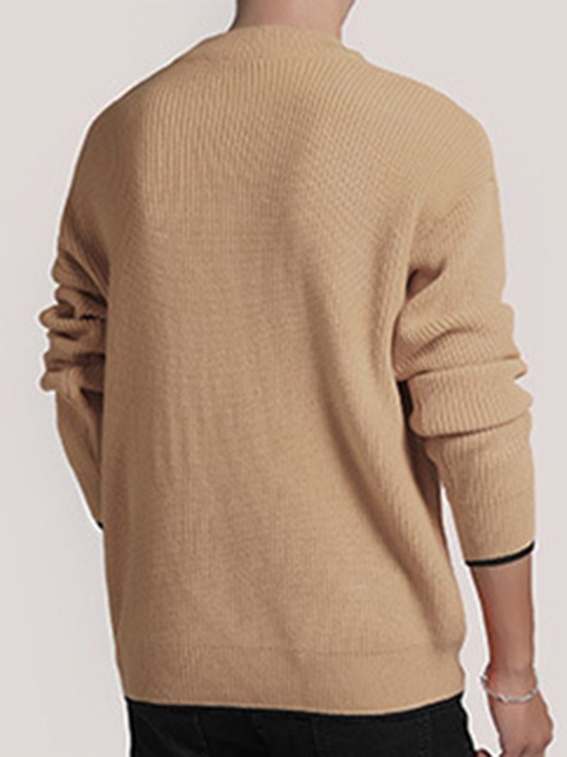 Color Block Standard Løs Sweater