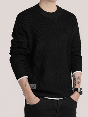 Color Block Standard Løs Sweater