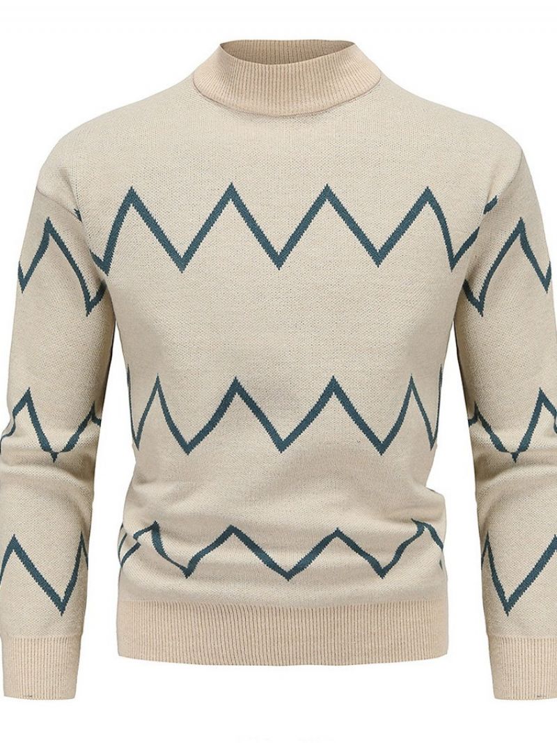 Print Standard Standkrave Slim Fall Sweater