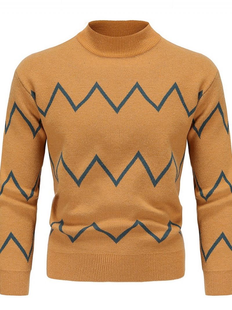 Print Standard Standkrave Slim Fall Sweater