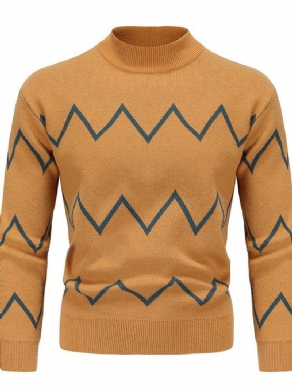 Print Standard Standkrave Slim Fall Sweater