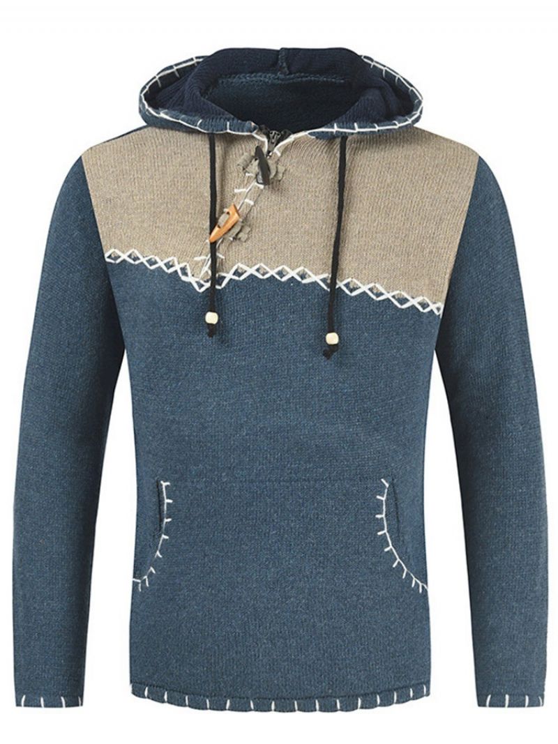 Standard Hooded Pocket Fall European Casual Sweater