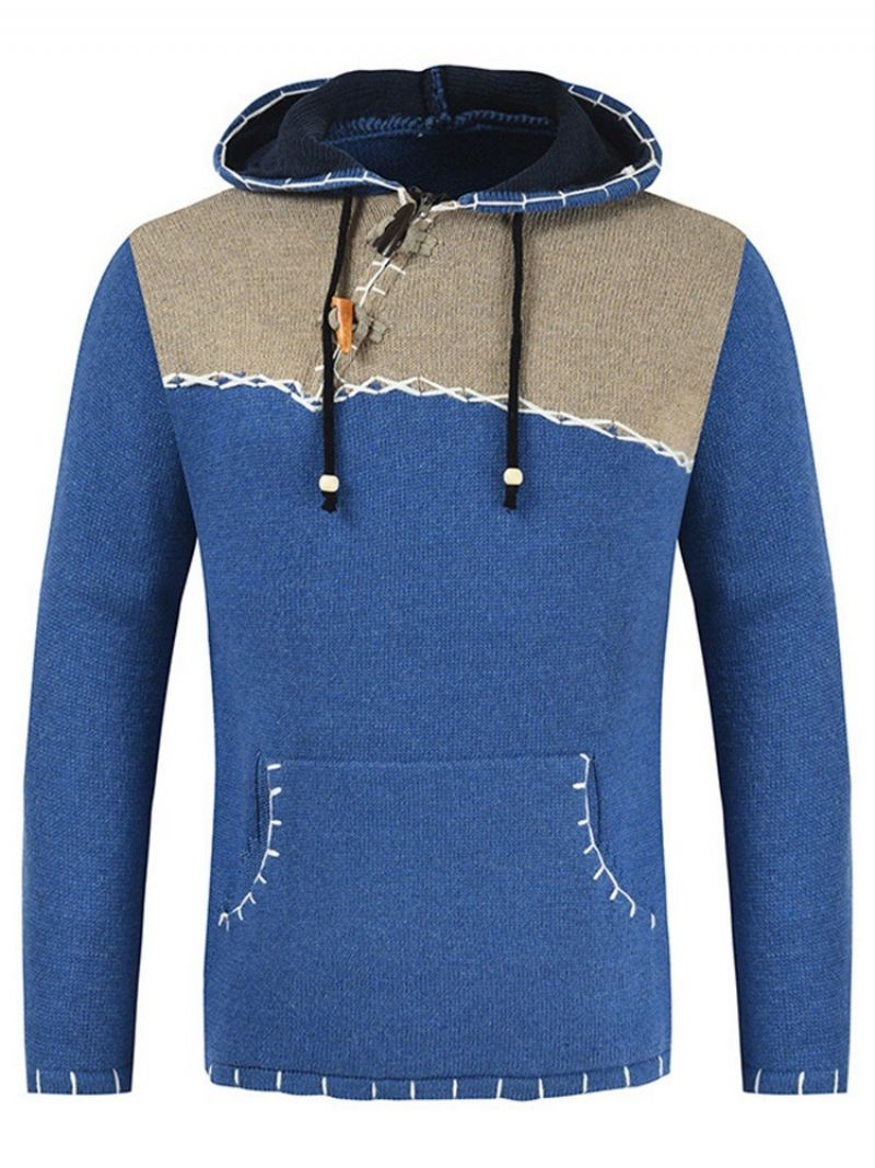 Standard Hooded Pocket Fall European Casual Sweater