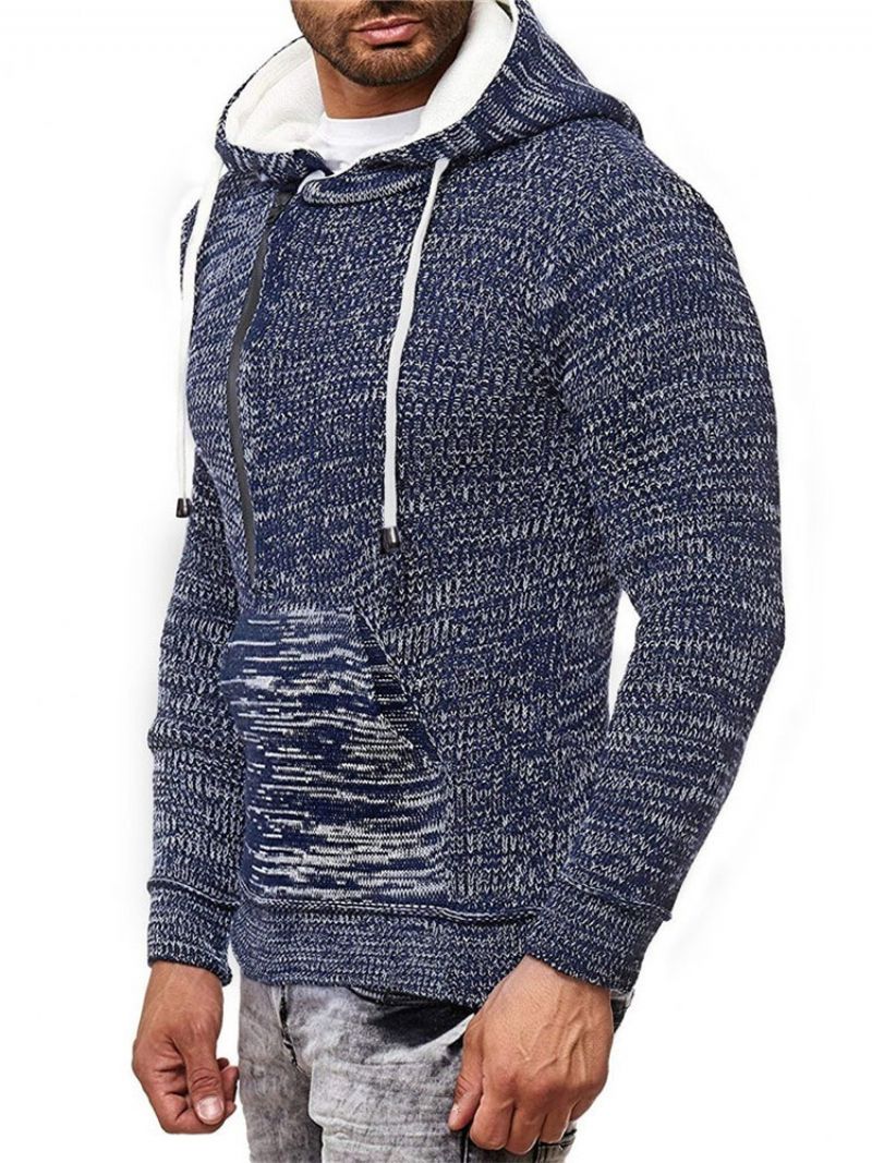 Standard Hooded Pocket Fall European Sweater