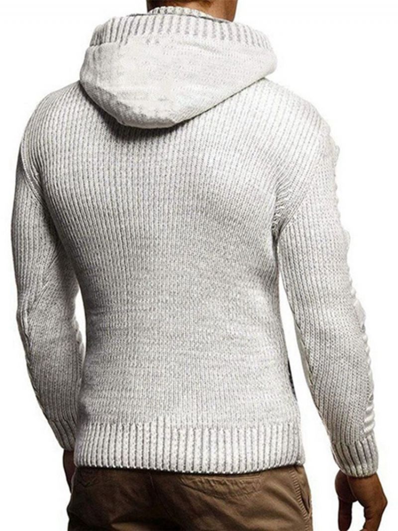 Standard Hooded Pocket Single-Breasted Vintertrøje