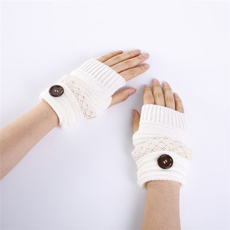 Button Touch-Screen Casual Vinterhandsker