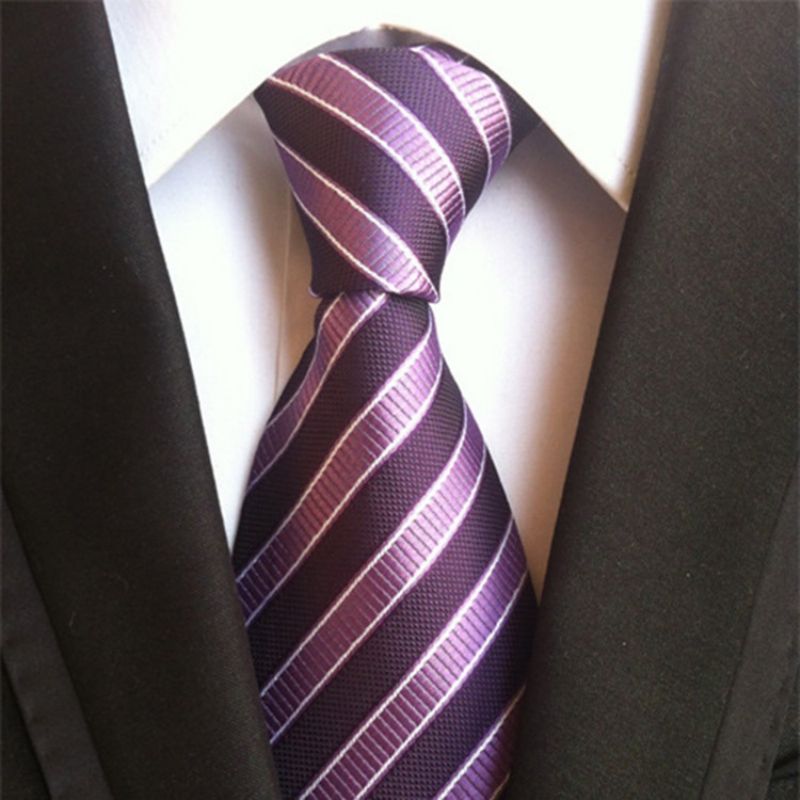 Virksomheder Stripe Paisley Tie For Man